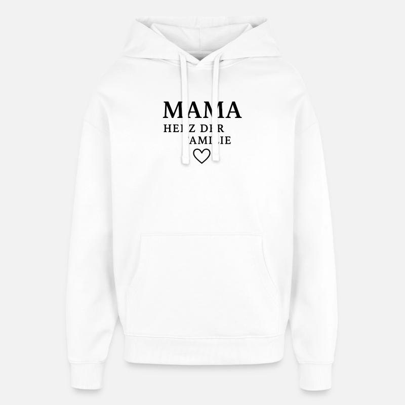 Maman - Sweat à capuche unisexe Stanley/Stella Oversized - blanc