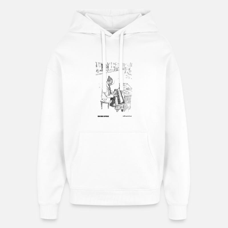  differnce - Oversized Unisex Hoodie von Stanley/Stella - Weiß