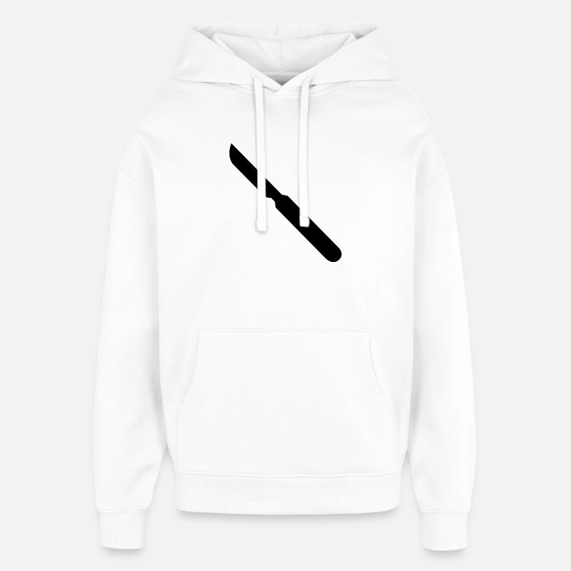 Scalpel - Sweat à capuche unisexe Stanley/Stella Oversized - blanc