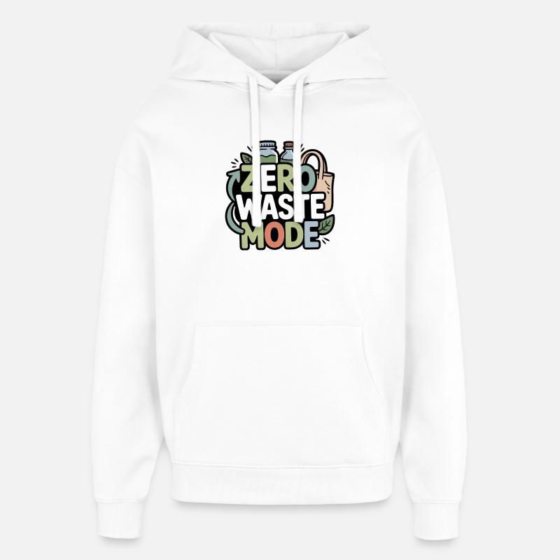 Zero-Waste-Mode - Oversized Unisex Hoodie by Stanley/Stella - white