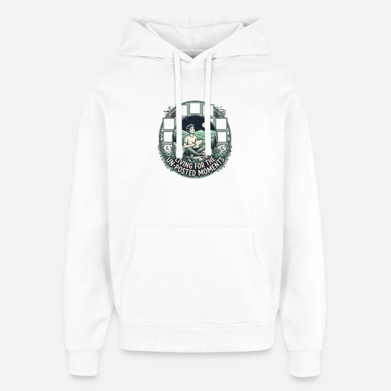 Non publié - Sweat à capuche unisexe Stanley/Stella Oversized - blanc
