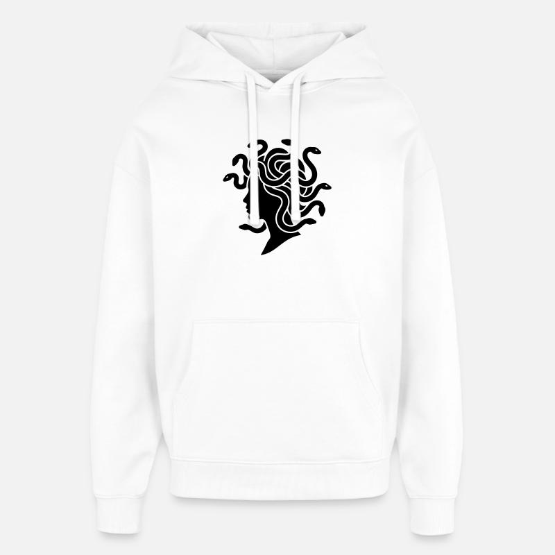 Medusa - Oversized Unisex Hoodie by Stanley/Stella - white