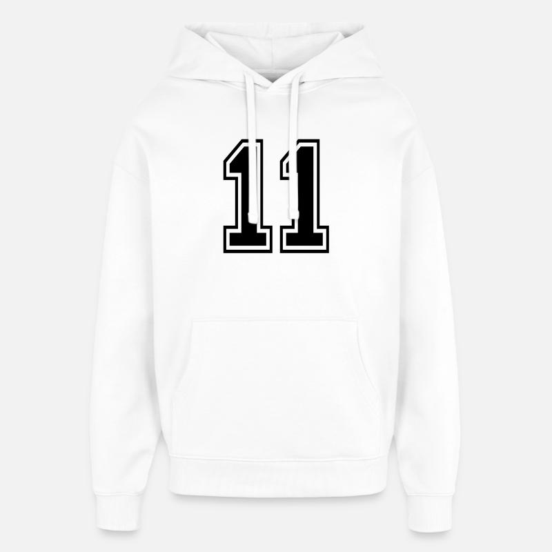 11 - Sweat à capuche unisexe Stanley/Stella Oversized - blanc