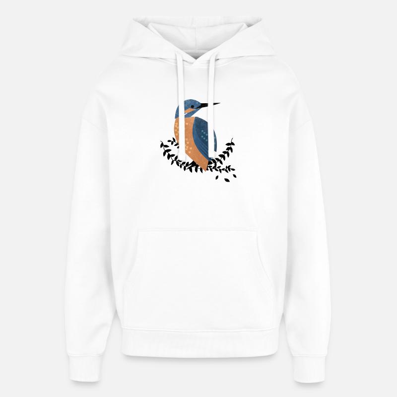 Oiseau de glace - Sweat à capuche unisexe Stanley/Stella Oversized - blanc