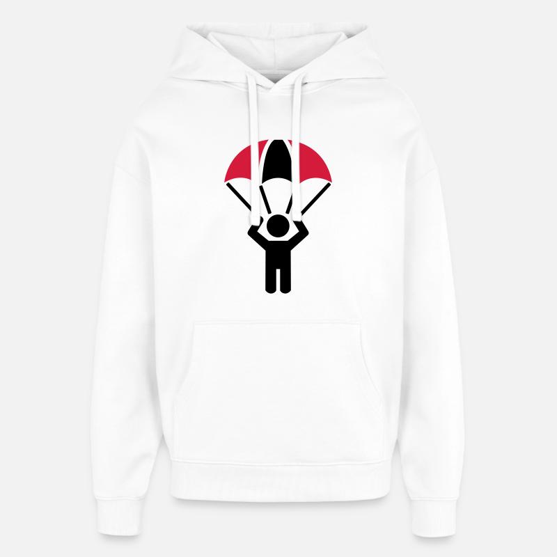 Parachute - Sweat à capuche unisexe Stanley/Stella Oversized - blanc