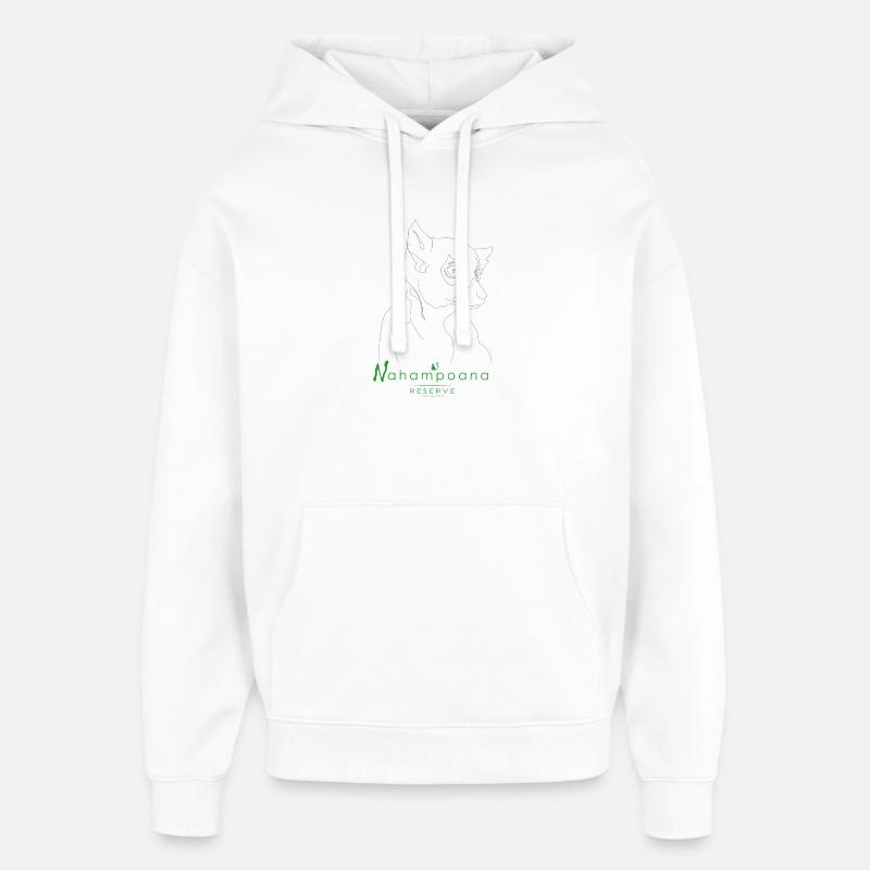 maki - Sweat à capuche unisexe Stanley/Stella Oversized - blanc