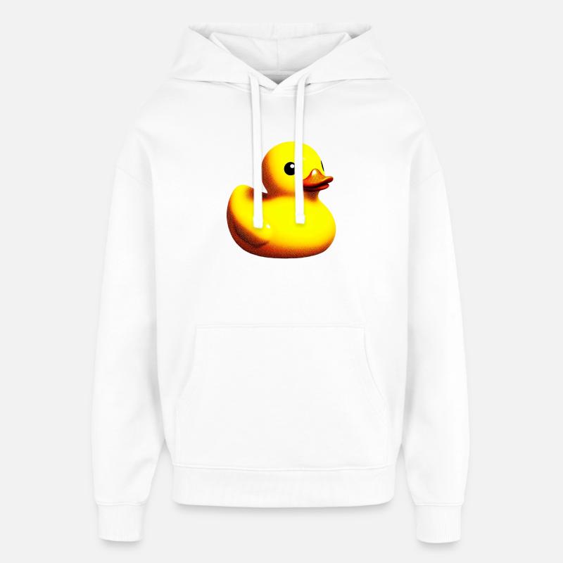 Caneton Canard Canard Canard - Sweat à capuche unisexe Stanley/Stella Oversized - blanc