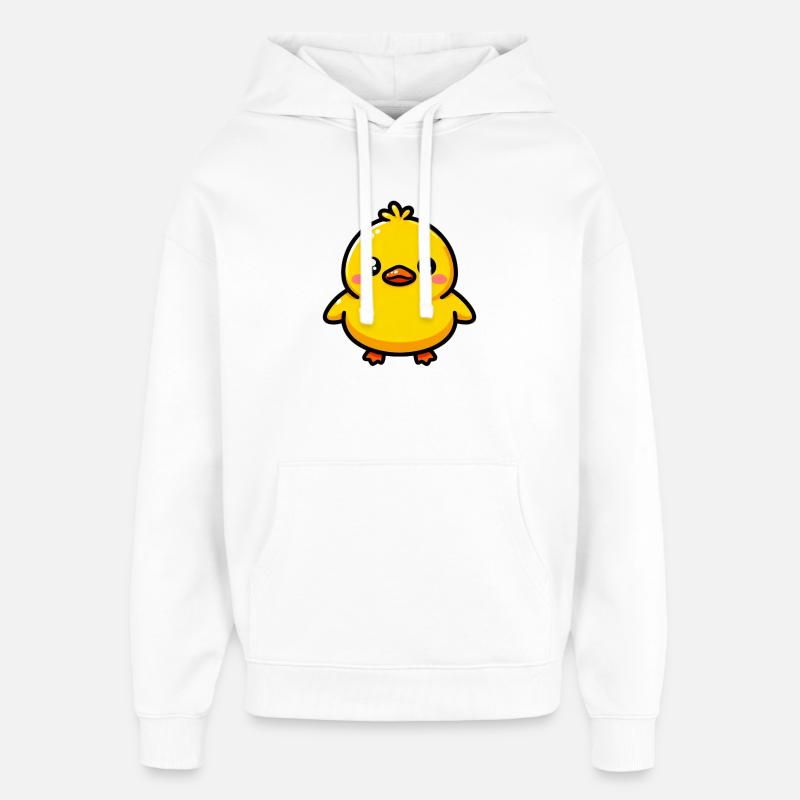 Caneton Canard Canard Canard - Sweat à capuche unisexe Stanley/Stella Oversized - blanc