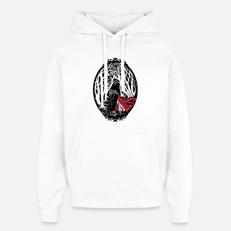 Rotkäppchen Red riding hood - Oversized Unisex Hoodie von Stanley/Stella - Weiß