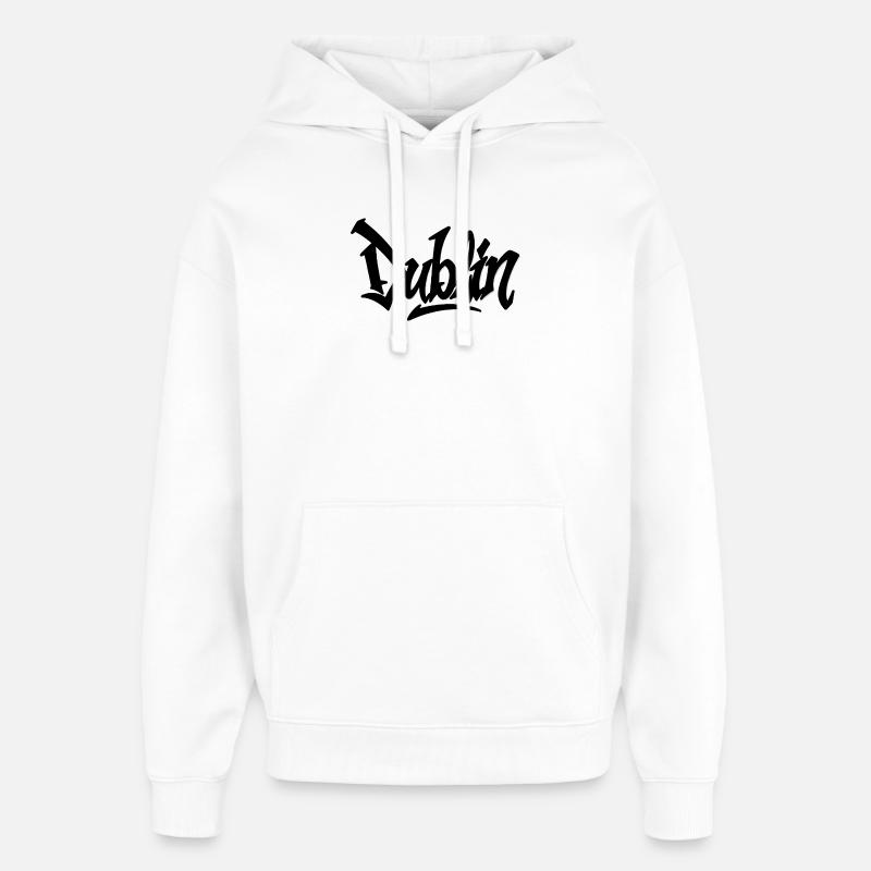 Dublin - Sweat à capuche unisexe Stanley/Stella Oversized - blanc