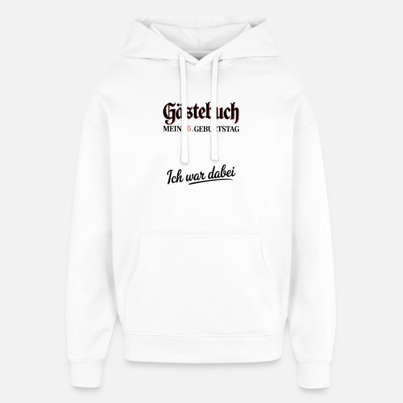Livre d’or 36e anniversaire - Sweat à capuche unisexe Stanley/Stella Oversized - blanc