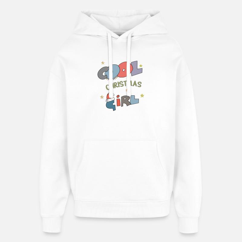 Noël Weihnachten - Sweat à capuche unisexe Stanley/Stella Oversized - blanc