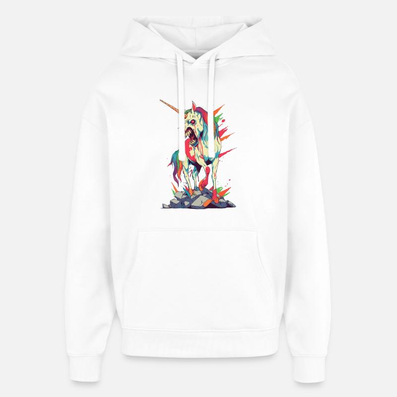 Uglycorn - Sweat à capuche unisexe Stanley/Stella Oversized - blanc