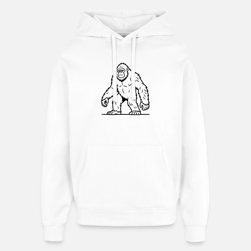 sasquatch - Sweat à capuche unisexe Stanley/Stella Oversized - blanc