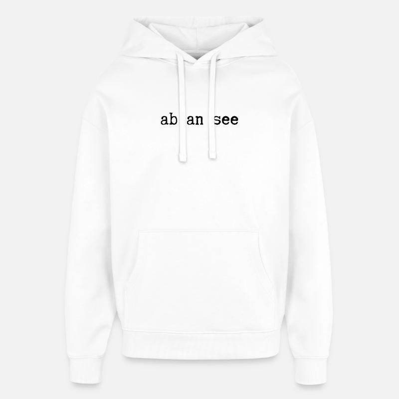 ab an see - Oversized Unisex Hoodie von Stanley/Stella - Weiß
