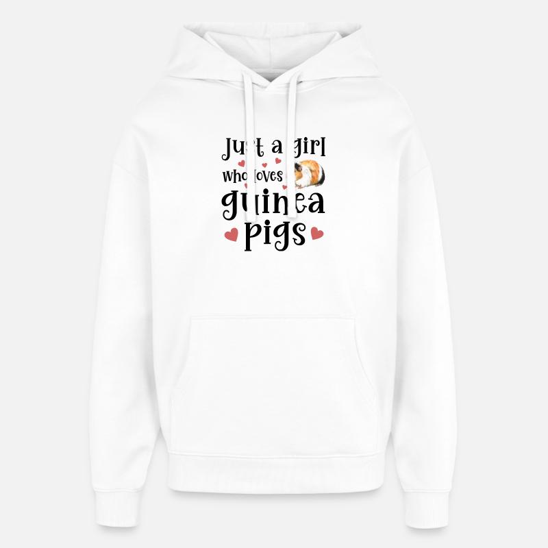 Cobaye - Sweat à capuche unisexe Stanley/Stella Oversized - blanc