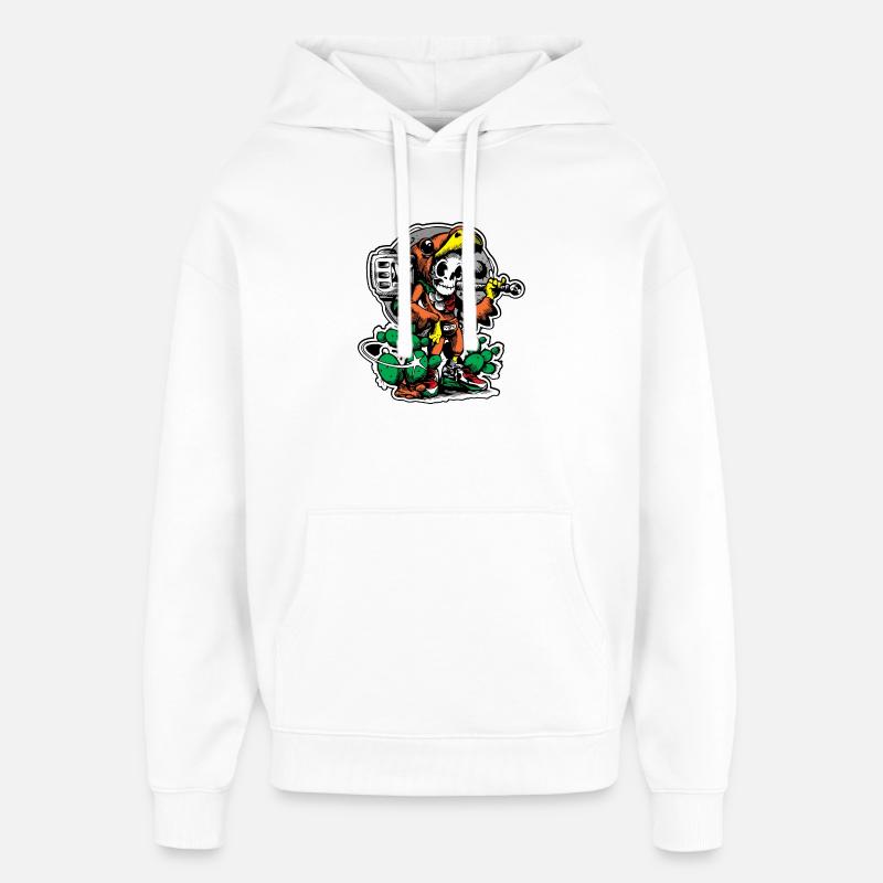 Aztec Warrior 2 - Sweat à capuche unisexe Stanley/Stella Oversized - blanc