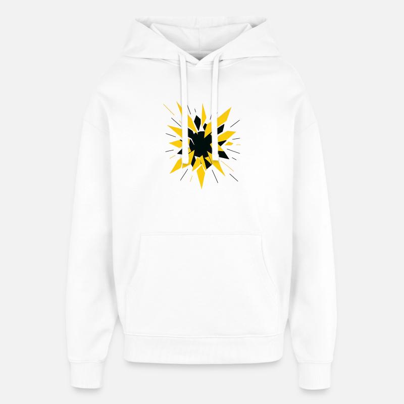 Radioactive Fragmentation – Physik Design - Oversized Unisex Hoodie von Stanley/Stella - Weiß
