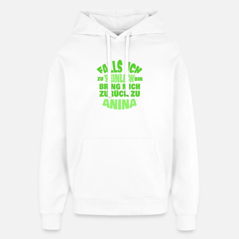 Cadeau pour un - Sweat à capuche unisexe Stanley/Stella Oversized - blanc