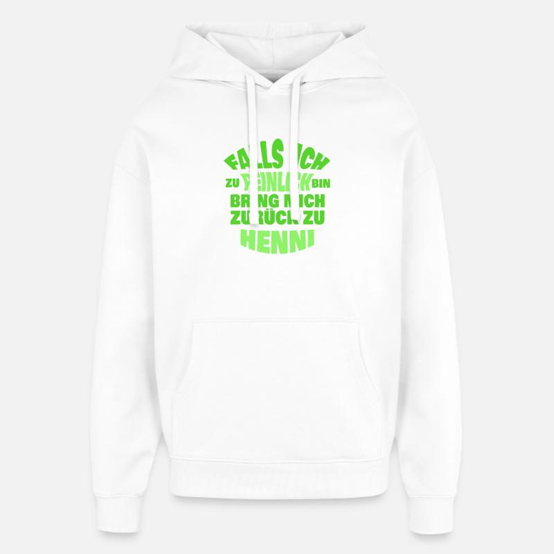 h - Sweat à capuche unisexe Stanley/Stella Oversized - blanc