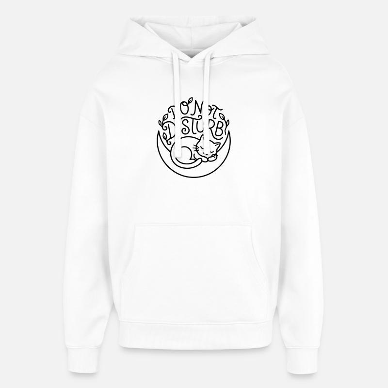 Do Not Disturb - Oversized Unisex Hoodie by Stanley/Stella - white
