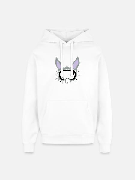 Ski Bunny - Oversized Unisex Hoodie by Stanley/Stella - white