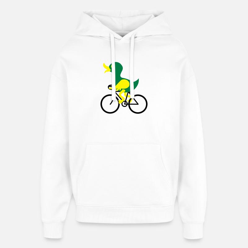 canard - Sweat à capuche unisexe Stanley/Stella Oversized - blanc