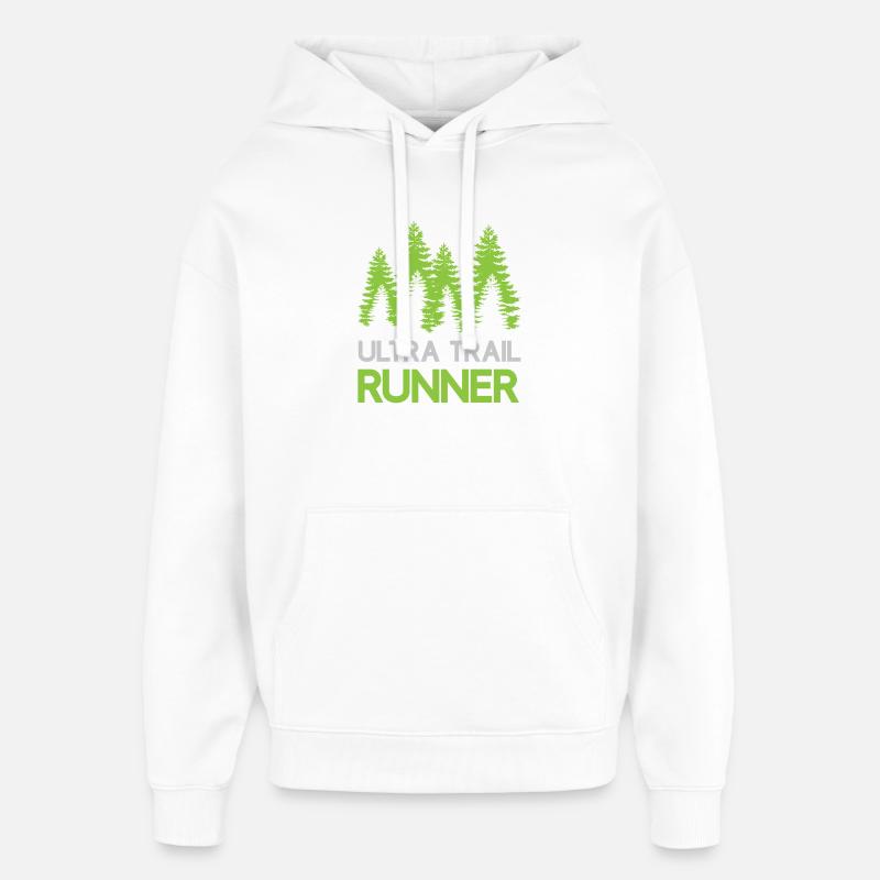 Ultra Trail Runner - Sweat à capuche unisexe Stanley/Stella Oversized - blanc