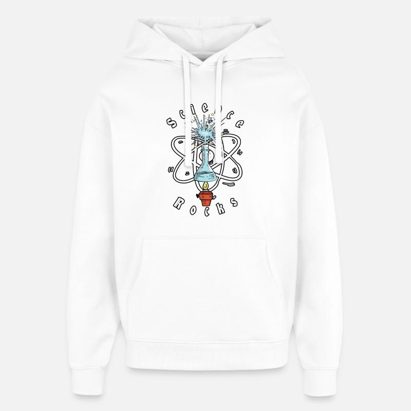 Science Physics rocks - Oversized Unisex Hoodie by Stanley/Stella - white