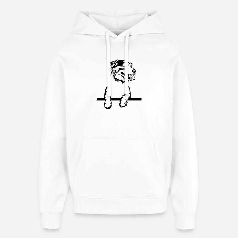Jack Russell Terrier - Oversized Unisex Hoodie von Stanley/Stella - Weiß