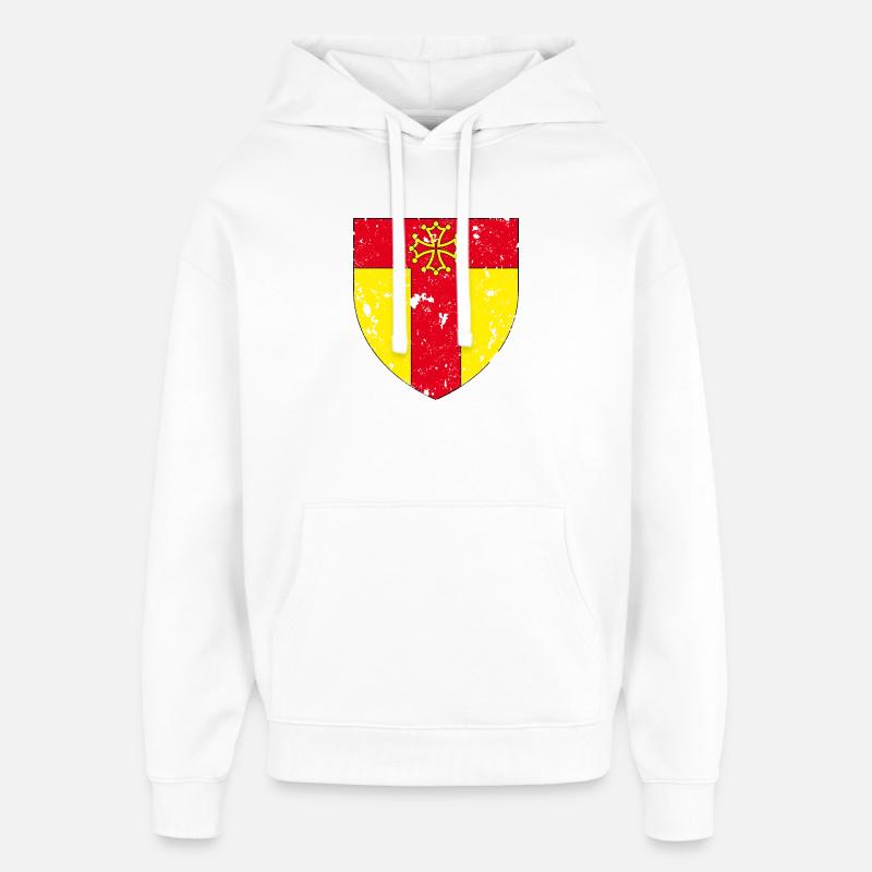 Tarn - Sweat à capuche unisexe Stanley/Stella Oversized - blanc