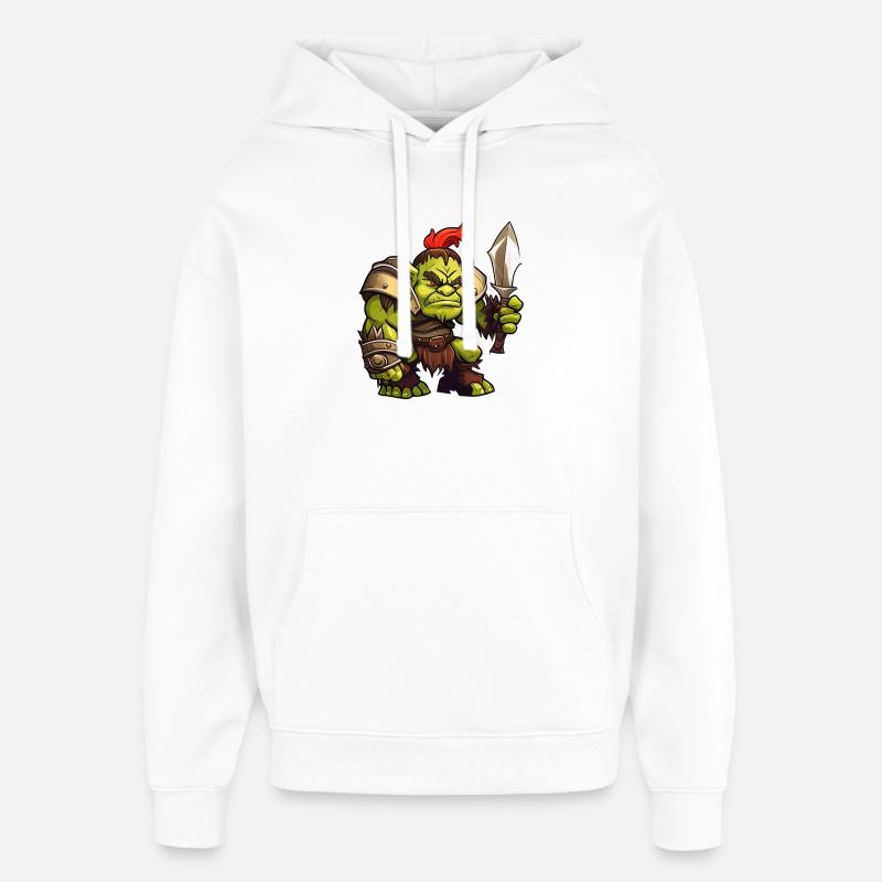 Orque - Sweat à capuche unisexe Stanley/Stella Oversized - blanc