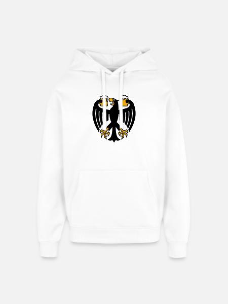 Germany Beer Federal Eagle - Oversized Unisex Hoodie by Stanley/Stella - white