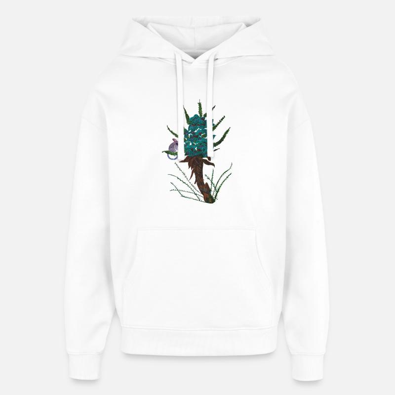 Beauté fragile - Sweat à capuche unisexe Stanley/Stella Oversized - blanc