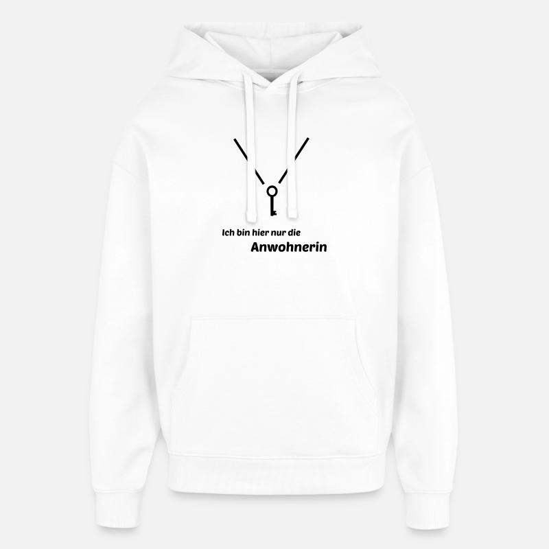 Résident - Sweat à capuche unisexe Stanley/Stella Oversized - blanc