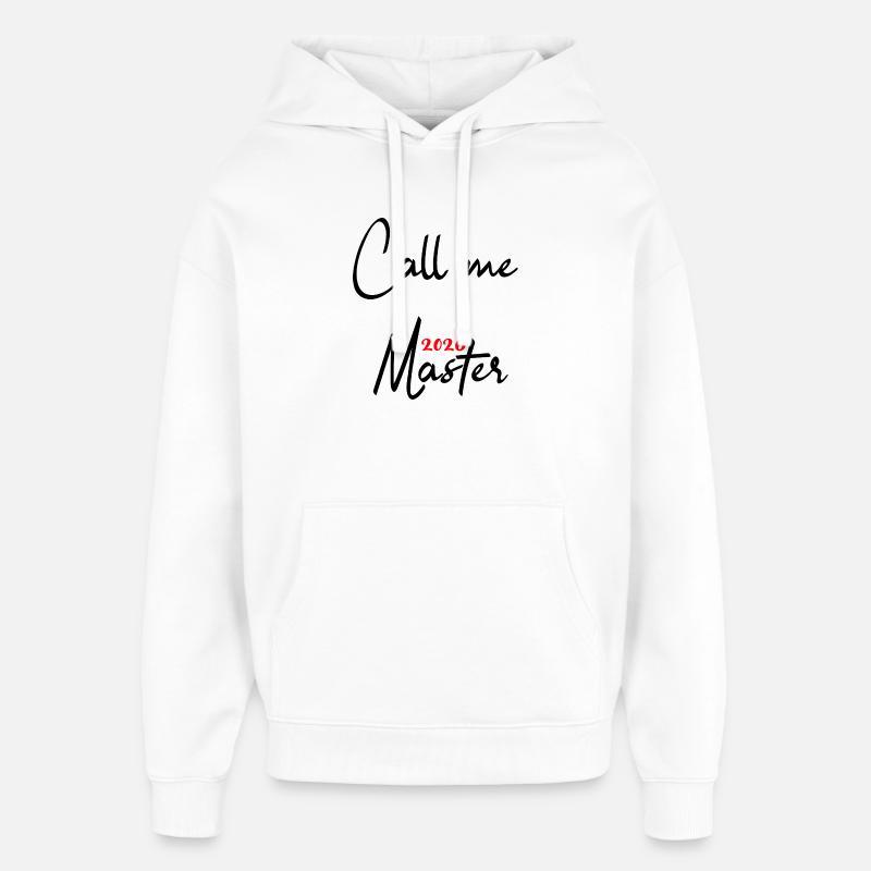 Master 2026 Diplôme - Sweat à capuche unisexe Stanley/Stella Oversized - blanc