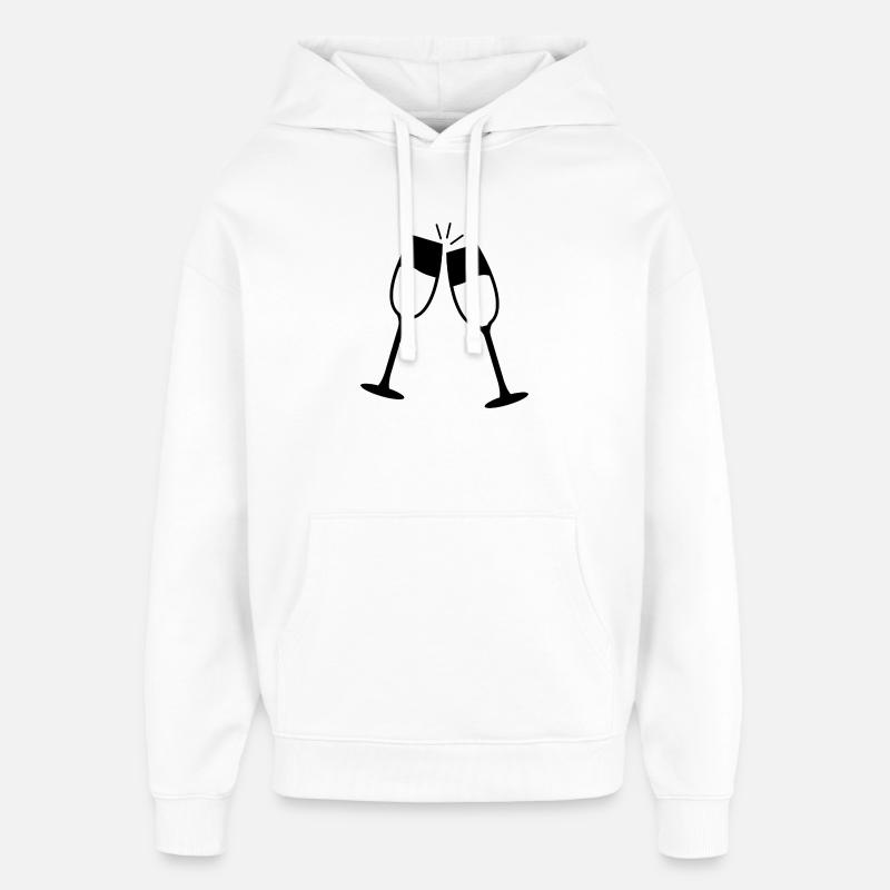 Toasts - Sweat à capuche unisexe Stanley/Stella Oversized - blanc