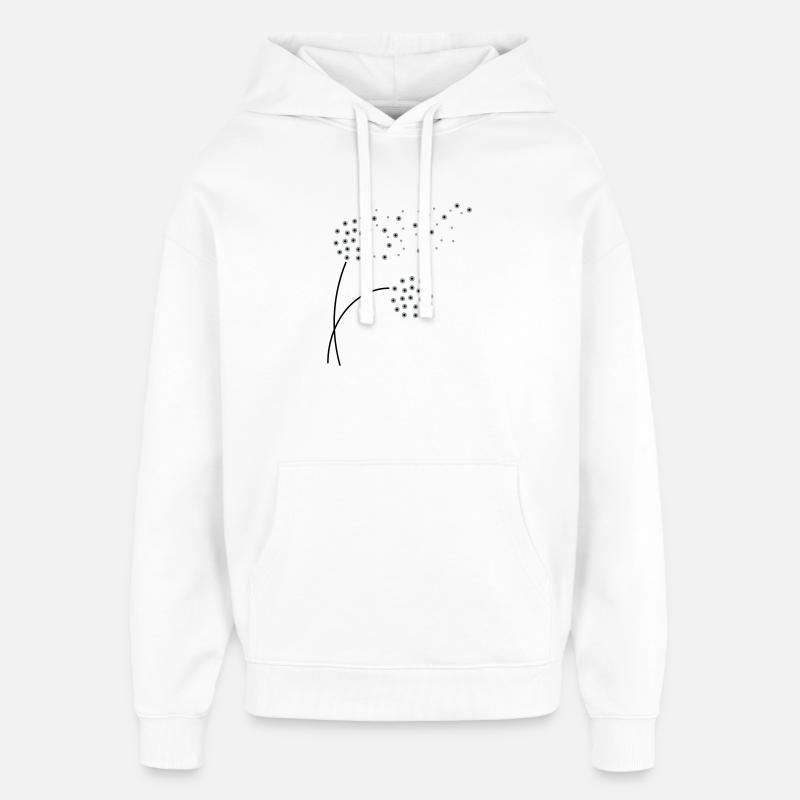 pissenlit - Sweat à capuche unisexe Stanley/Stella Oversized - blanc