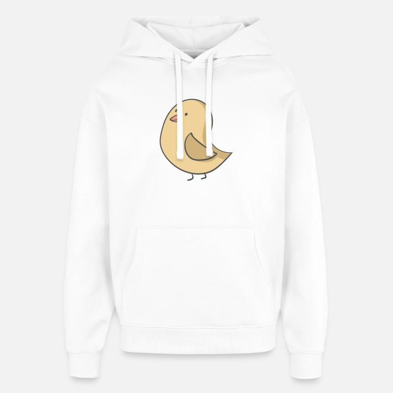 Oiseau - Sweat à capuche unisexe Stanley/Stella Oversized - blanc
