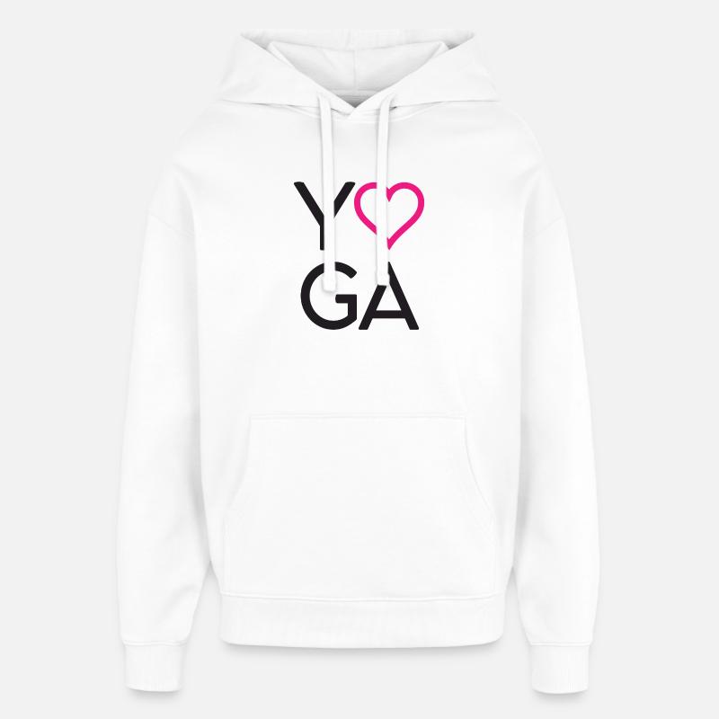 Yoga - Sweat à capuche unisexe Stanley/Stella Oversized - blanc