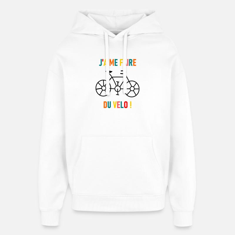 RETRAITE. BONNE RETRAITE. JOYEUSE RETRAITE - Sweat à capuche unisexe Stanley/Stella Oversized - blanc