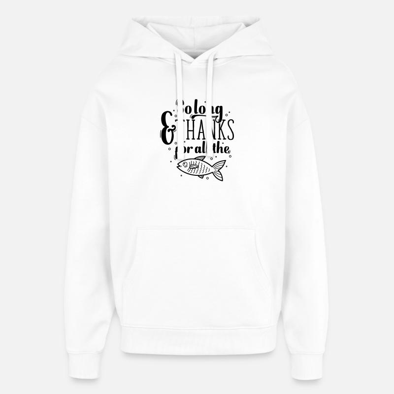 À bientôt et merci - Sweat à capuche unisexe Stanley/Stella Oversized - blanc