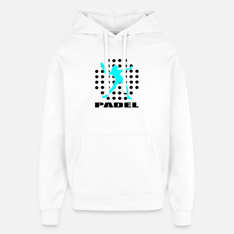 Padel - Sweat à capuche unisexe Stanley/Stella Oversized - blanc