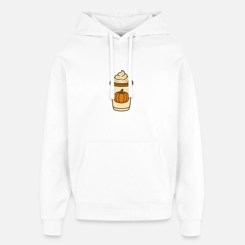 Épice de citrouille 2 - Sweat à capuche unisexe Stanley/Stella Oversized - blanc