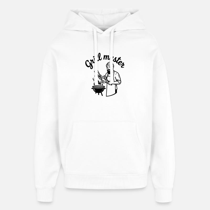 grillen - Oversized Unisex Hoodie von Stanley/Stella - Weiß