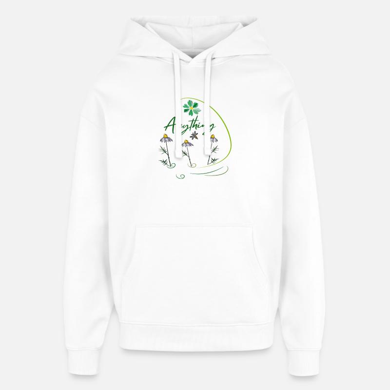 N’importe quoi - Sweat à capuche unisexe Stanley/Stella Oversized - blanc