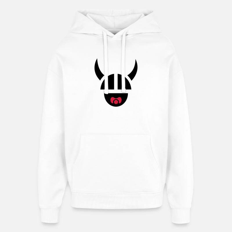 Viking enfant - Sweat à capuche unisexe Stanley/Stella Oversized - blanc