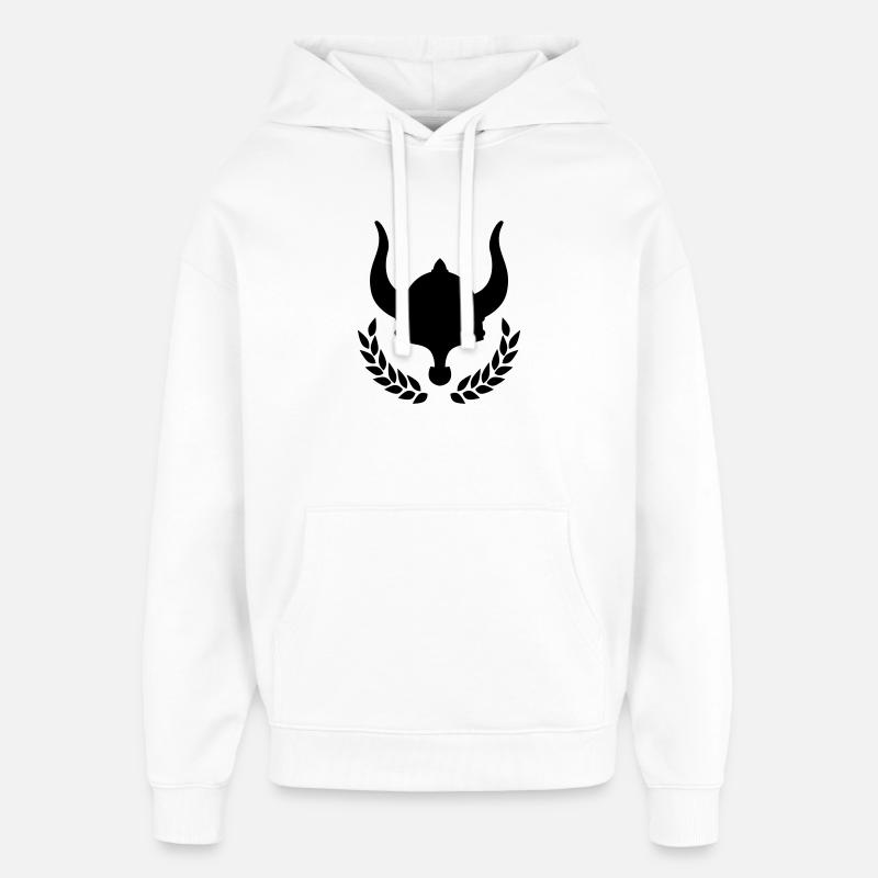 vikings - Sweat à capuche unisexe Stanley/Stella Oversized - blanc