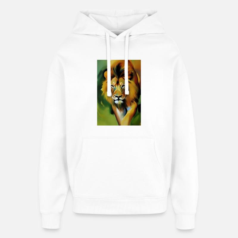 Le Roi Lion - Sweat à capuche unisexe Stanley/Stella Oversized - blanc