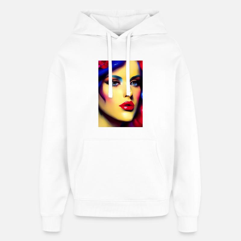 Beauté - Sweat à capuche unisexe Stanley/Stella Oversized - blanc